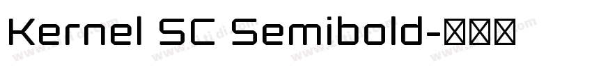 Kernel SC Semibold字体转换